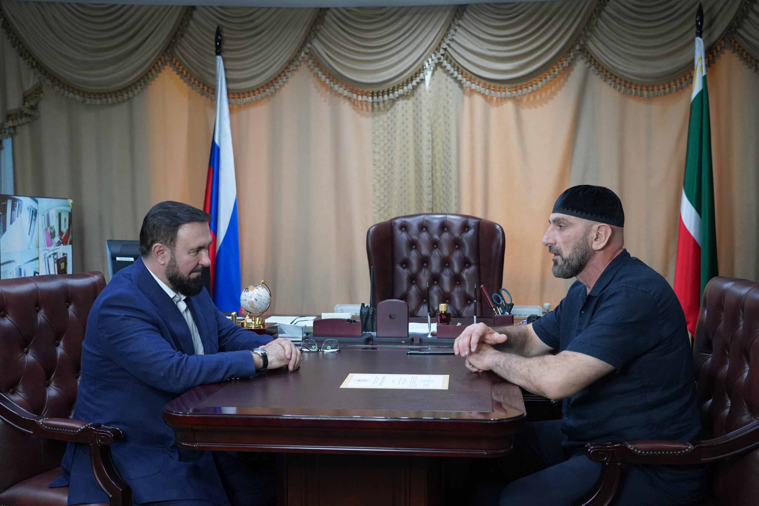 Встреча с представителем Главы Чеченской Республики в Ульяновской области. Видео